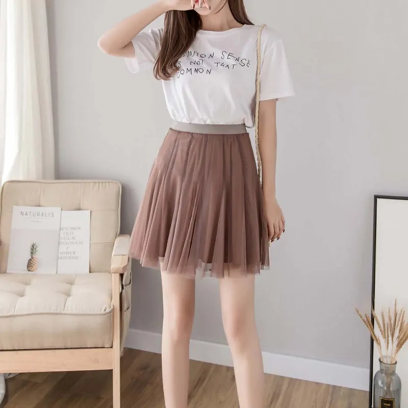 TURN UP Casual Short Skirts Women's-3