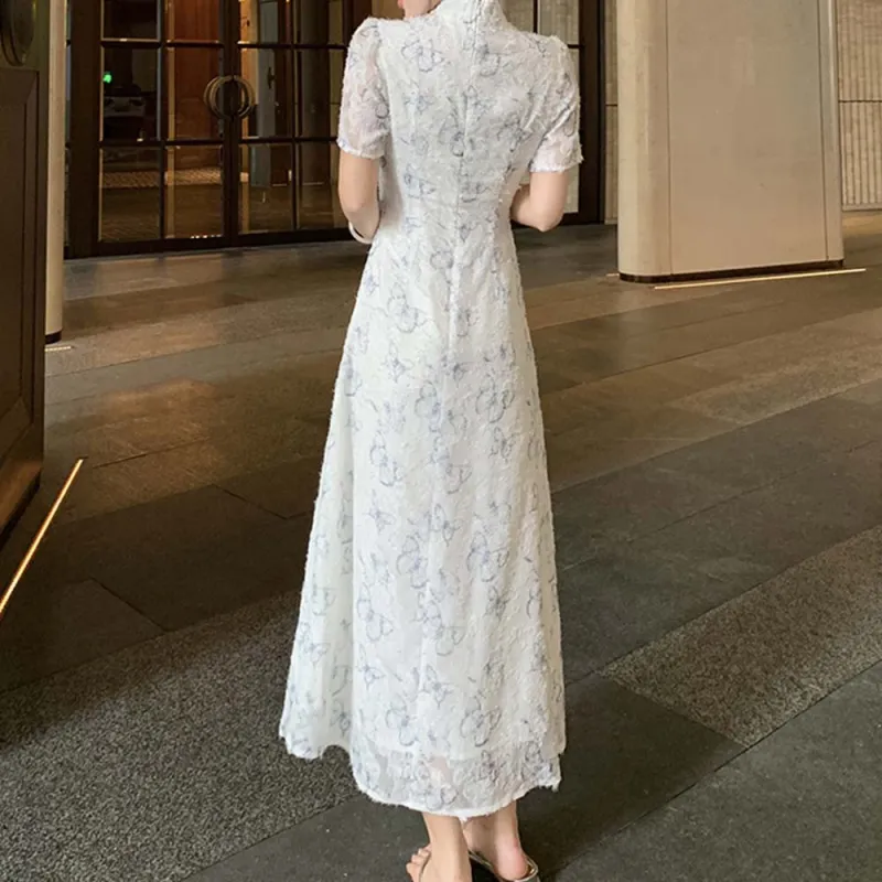 / Short Sleeved Dresses Women's Multicolor Long+Bowknot Hair Tie Comes With-3