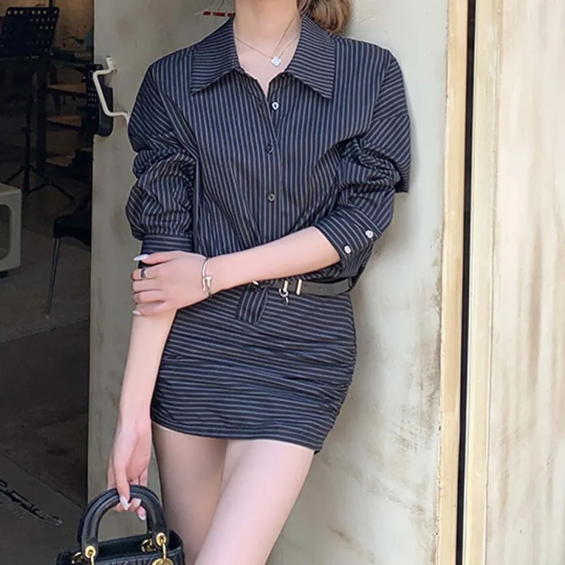 TURN UP Long Sleeved Dress Women's-3