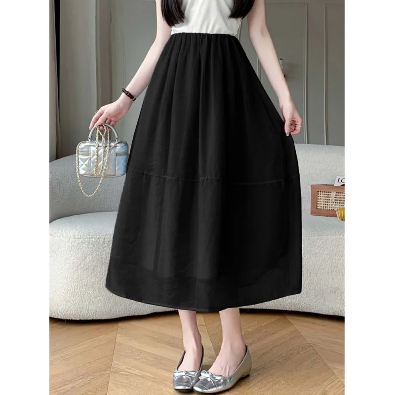 TURN UP Casual Long Skirt Women's-5