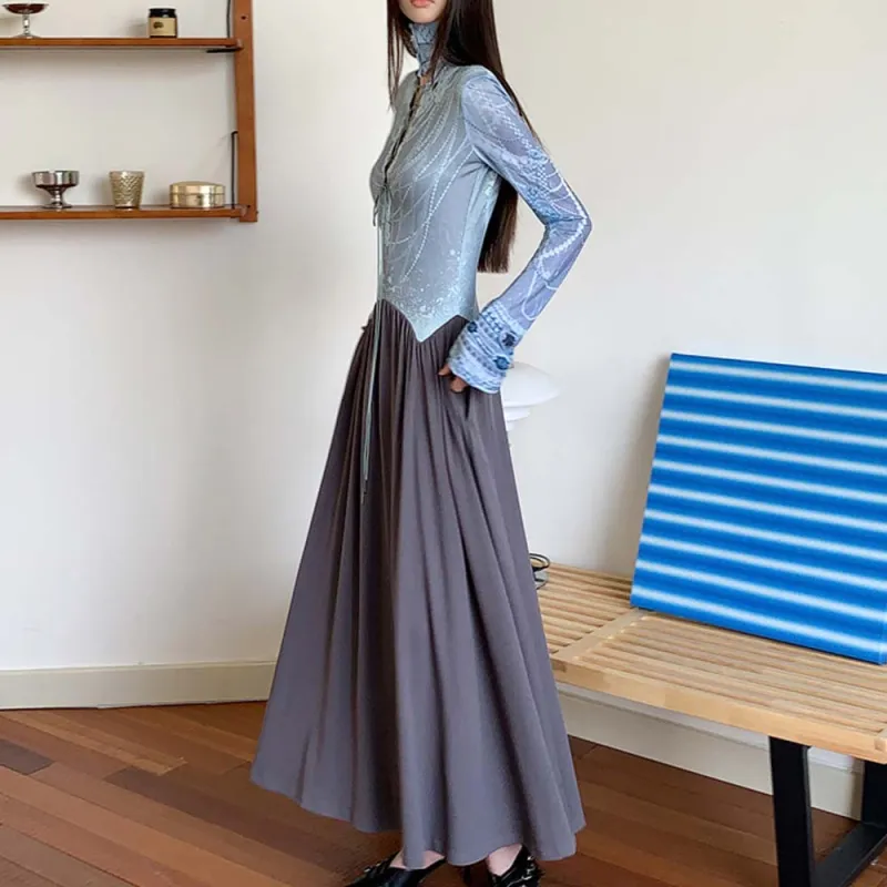TURN UP Long Sleeved Dresses Women's-3