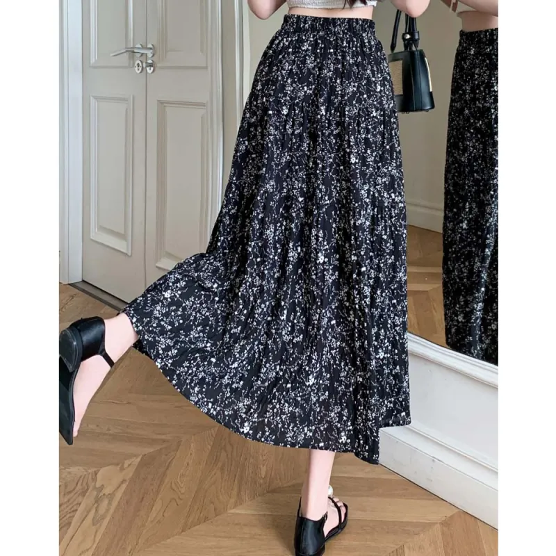 TURN UP Casual Long Skirt Women's-7