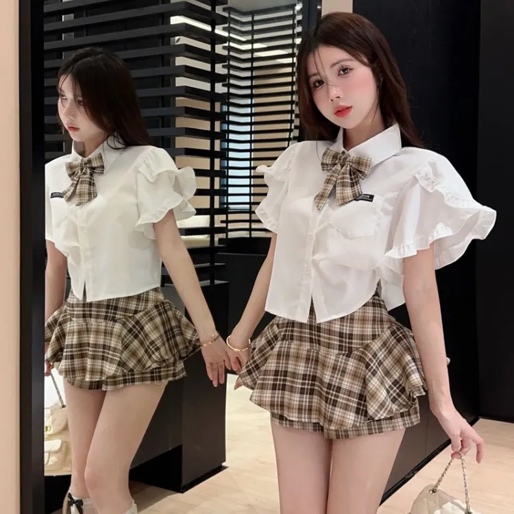 TURN UP Two Piece Skirt Sets Women's-6