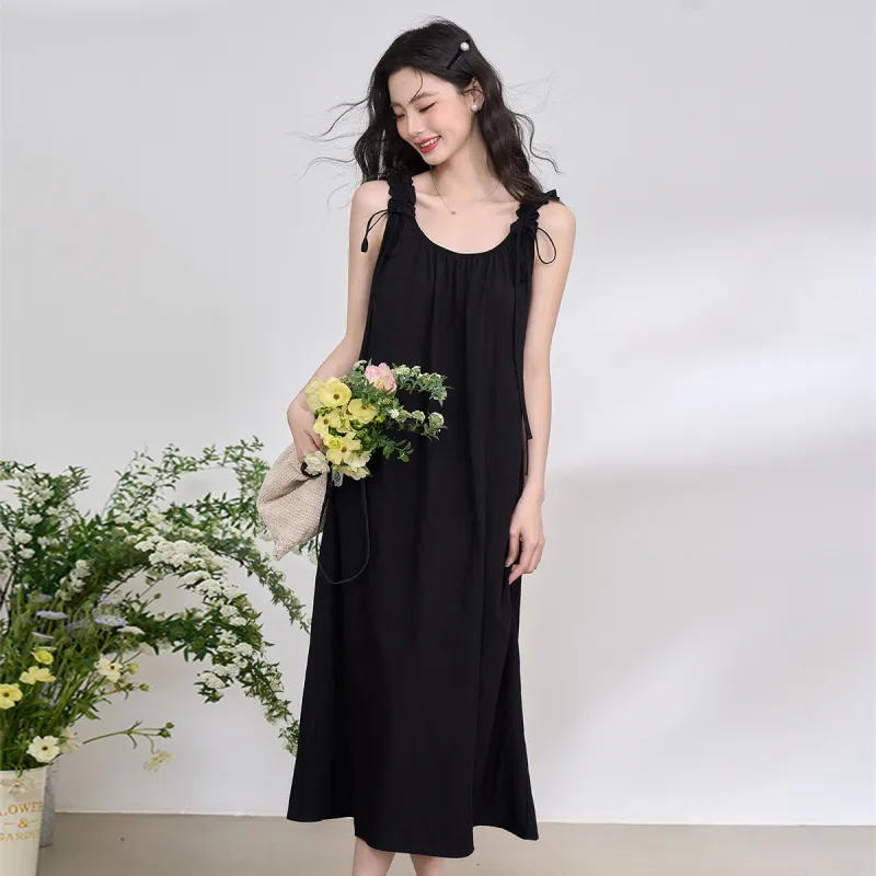 WESTLINK Sleeveless Dresses Women's Black-3