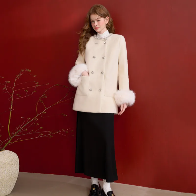 WESTLINK Furs Women's Apricot-3