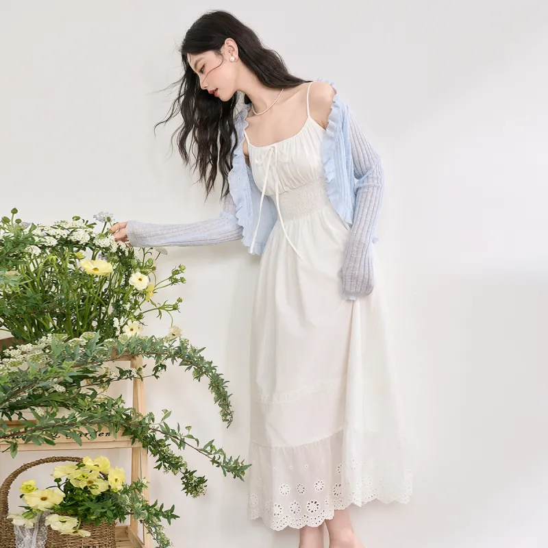 WESTLINK Slip Dresses Women's White-5