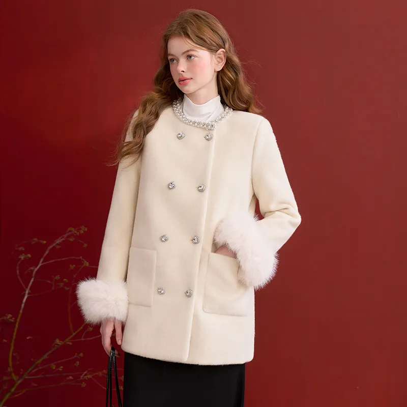 WESTLINK Furs Women's Apricot-4