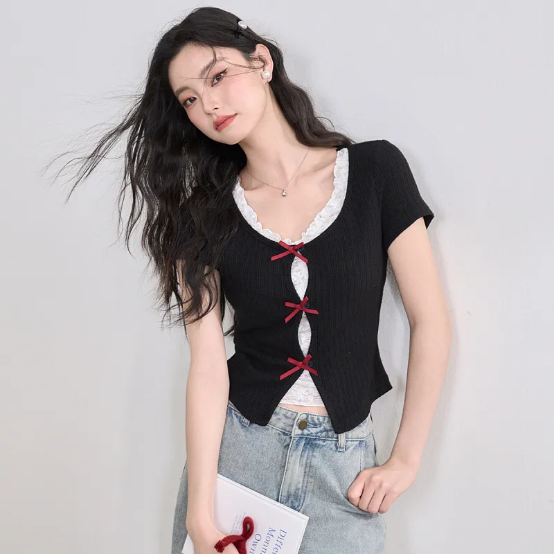 WESTLINK T Shirts Women's Black-2