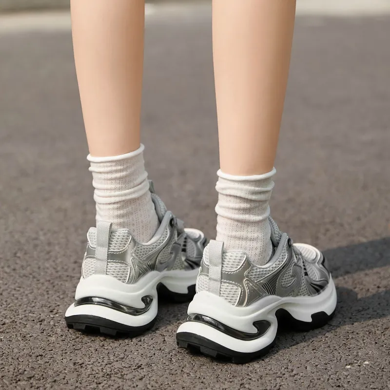 WESTLINK Slip Resistant Low Top Chunky Sneakers Women's-11