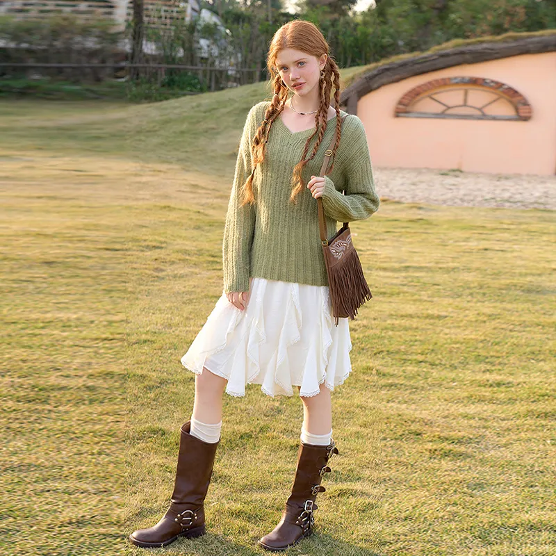 WESTLINK Knitwear Women's Green-6
