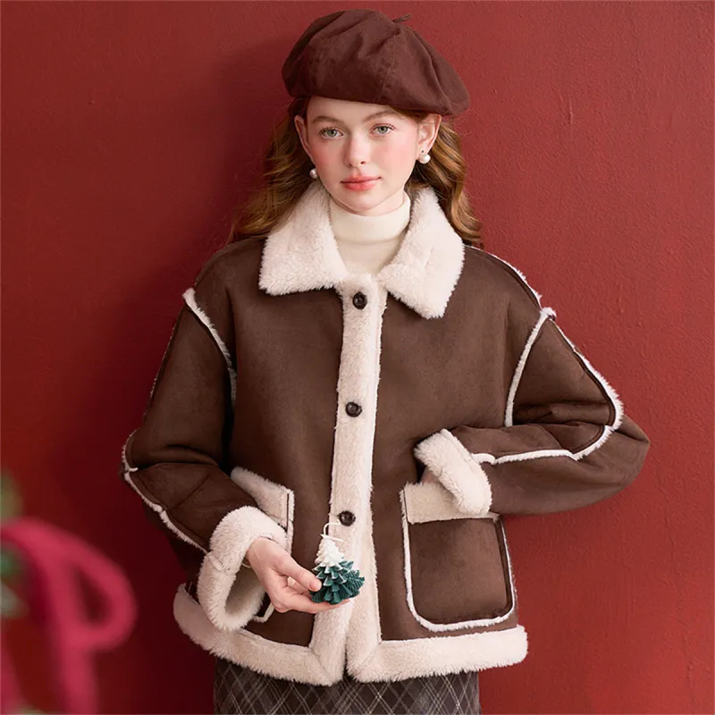 WESTLINK Furs Women's Coffee-5