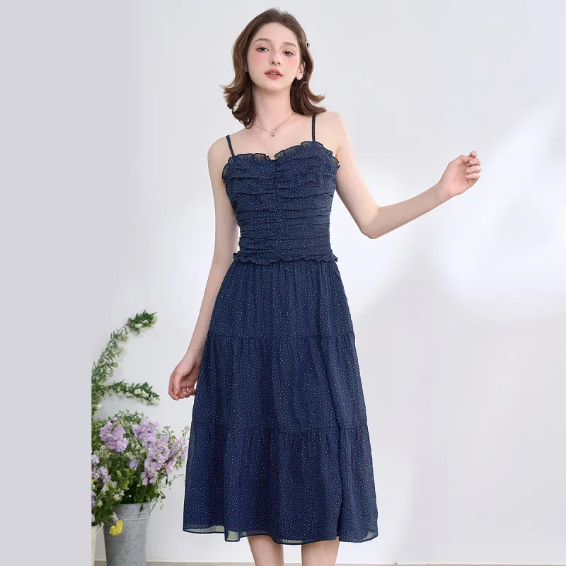 WESTLINK Slip Dress Women's Blue-5