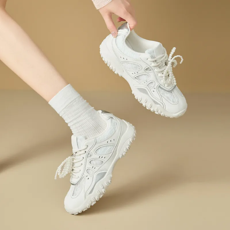 WESTLINK Casual Shoes Women's Low Top Silver-3