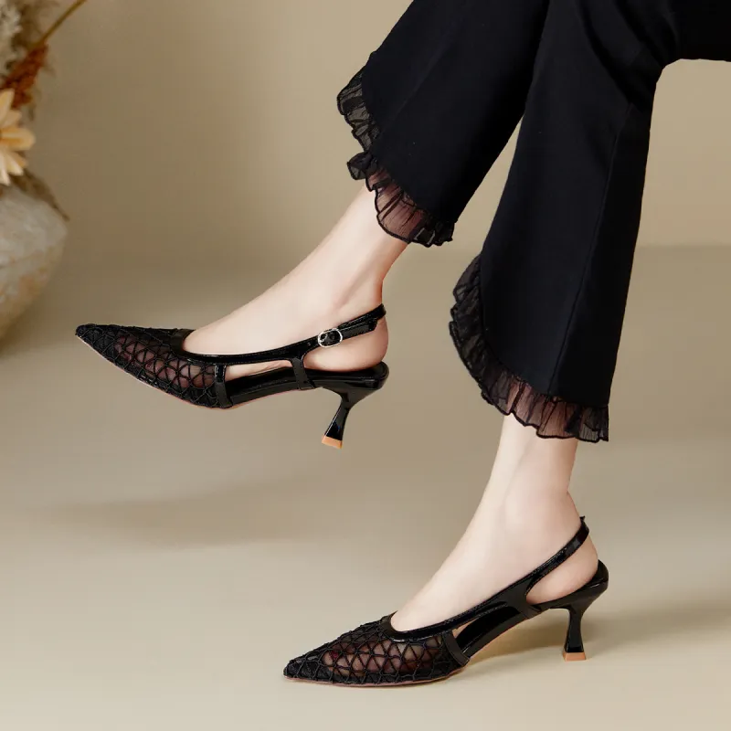 WESTLINK Slim Heel High Heels 7cm Women's-12