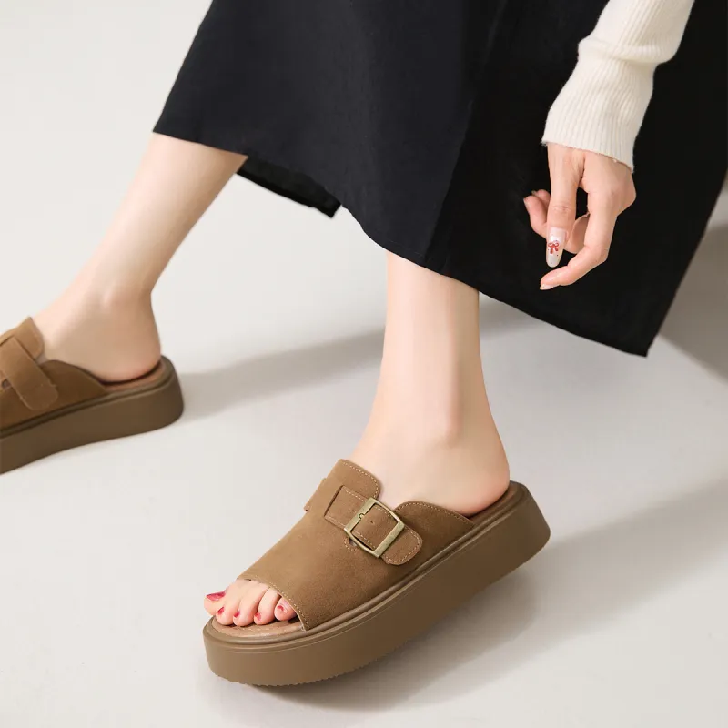 WESTLINK PVC Polyvinyl Chloride Abrasion Resistant Slide Slippers Women's-2