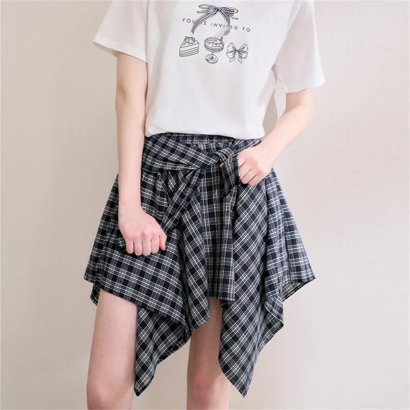 WESTLINK Casual Short Skirts Women's Blue-4