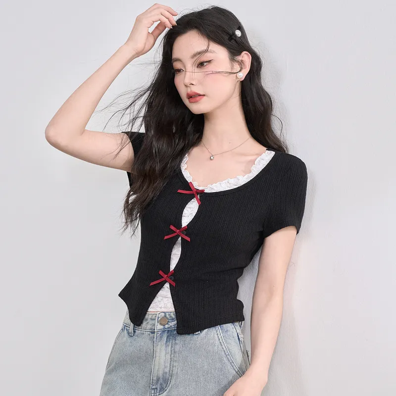 WESTLINK T Shirts Women's Black-5