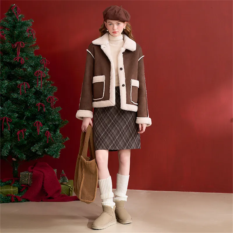 WESTLINK Furs Women's Coffee-4