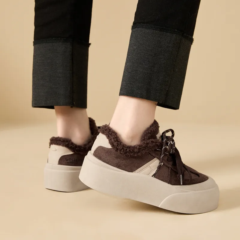 WESTLINK Warm Anti Slip And Wear Resistant Low Top Skateboard Shoes Women's-12