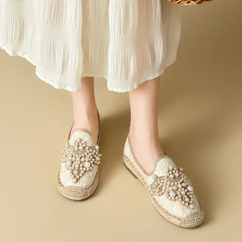 WESTLINK Espadrilles Women's Beige-4