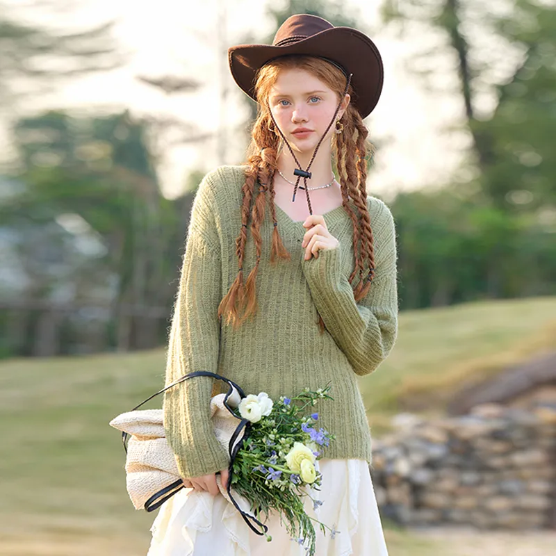 WESTLINK Knitwear Women's Green-4