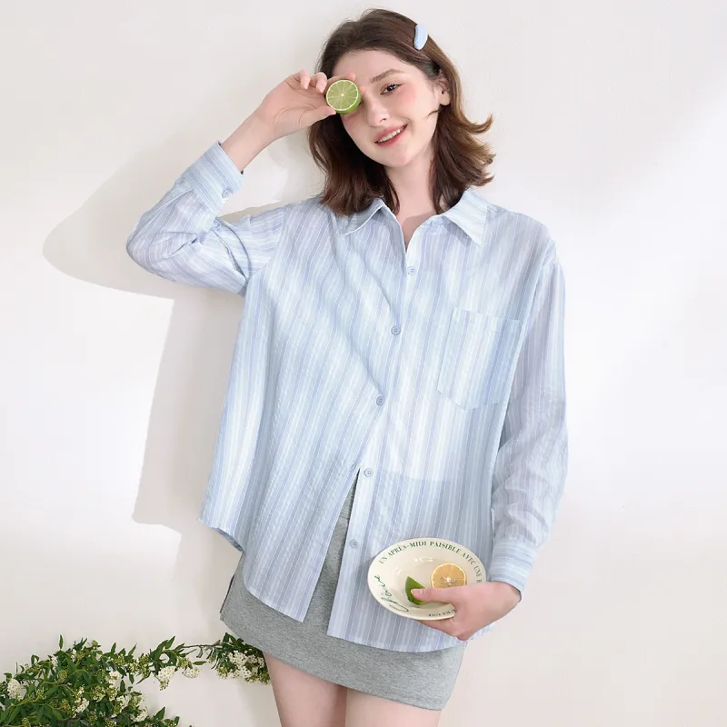 WESTLINK Shirts Women's Blue-3