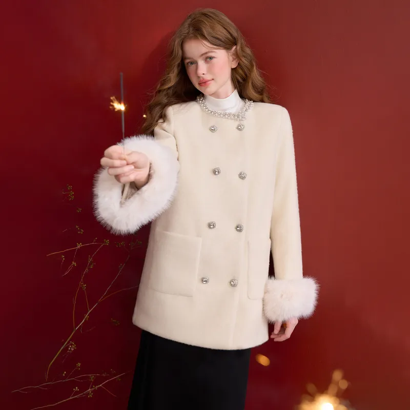 WESTLINK Furs Women's Apricot-5