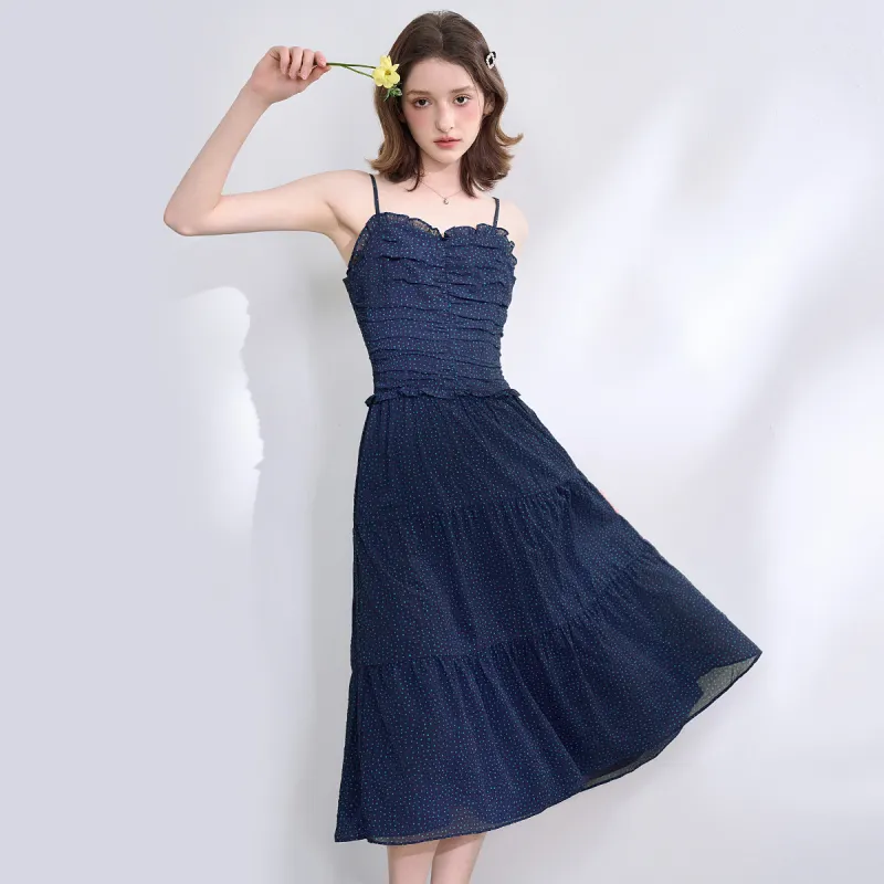 WESTLINK Slip Dress Women's Blue-3