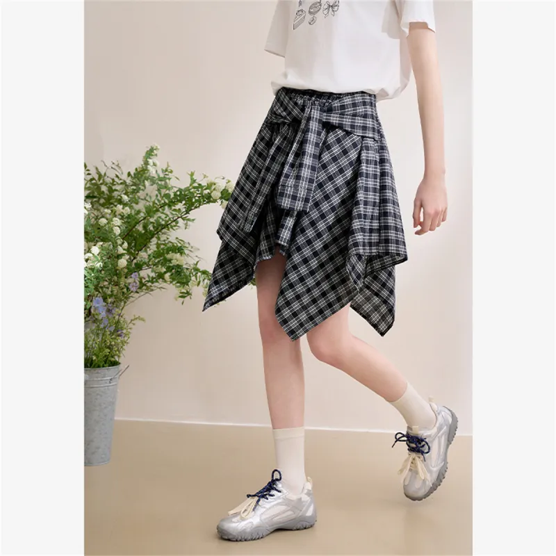 WESTLINK Casual Short Skirts Women's Blue-5