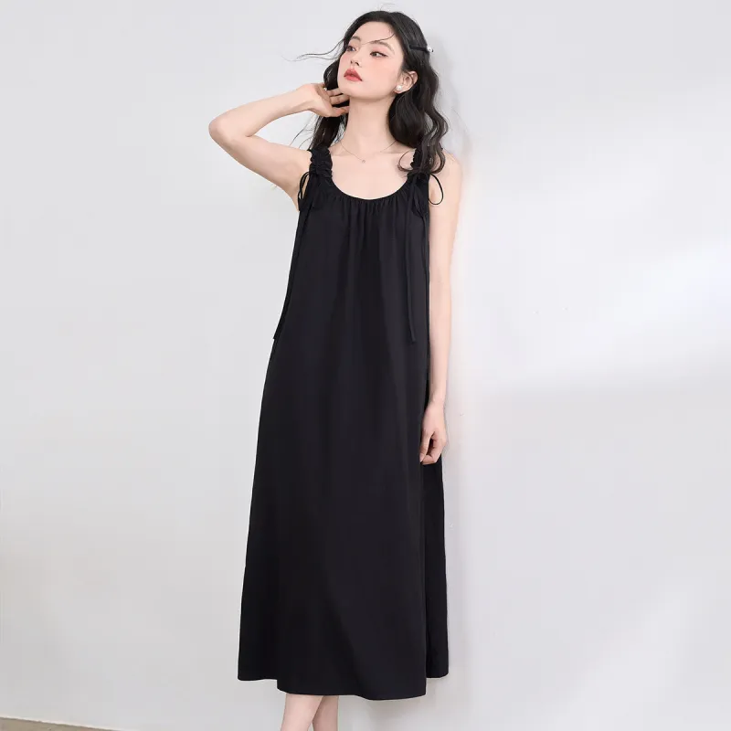 WESTLINK Sleeveless Dresses Women's Black-6