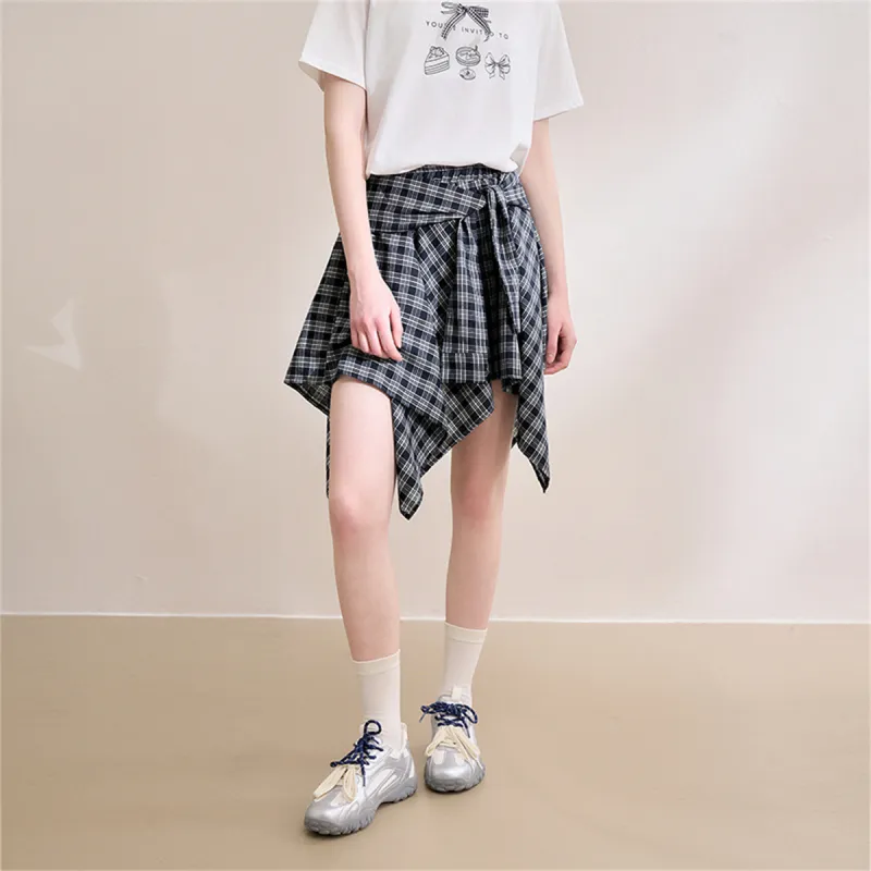 WESTLINK Casual Short Skirts Women's Blue-2