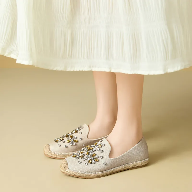 WESTLINK Espadrilles Women's Champagne-5