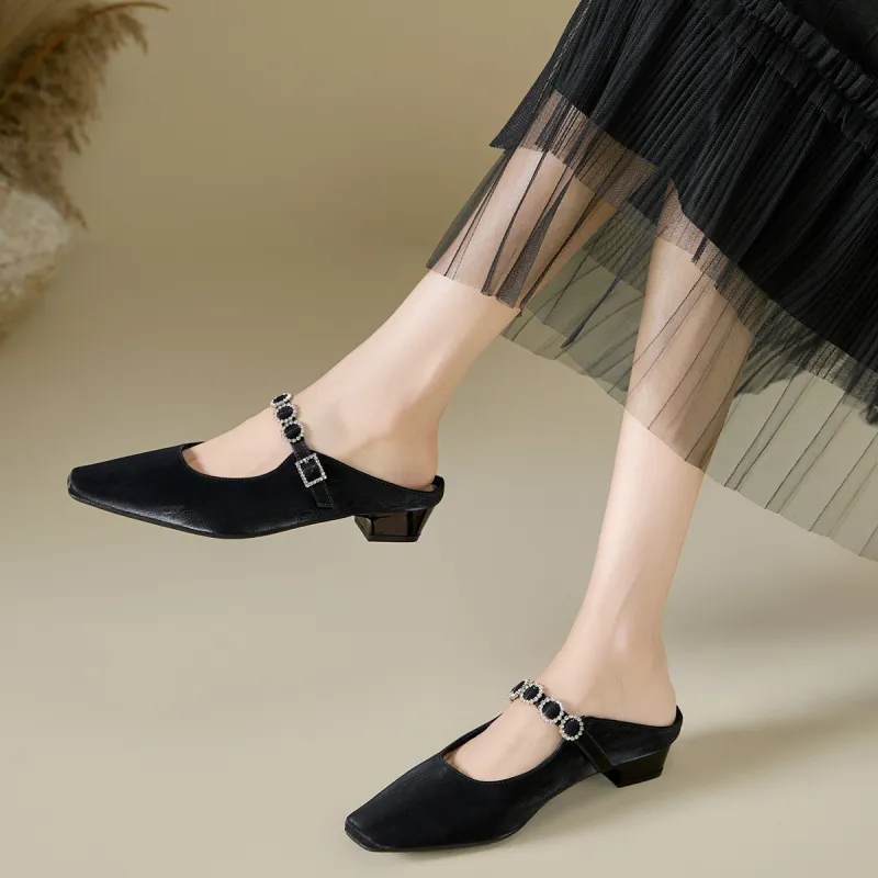 WESTLINK Slip Resistant Closed Toe Slippers Women's-5