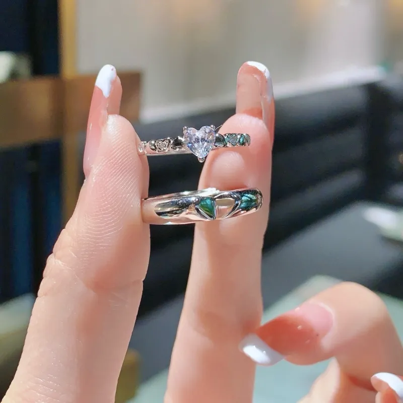 YINI 925 Sterling Silver Rings Unisex-6