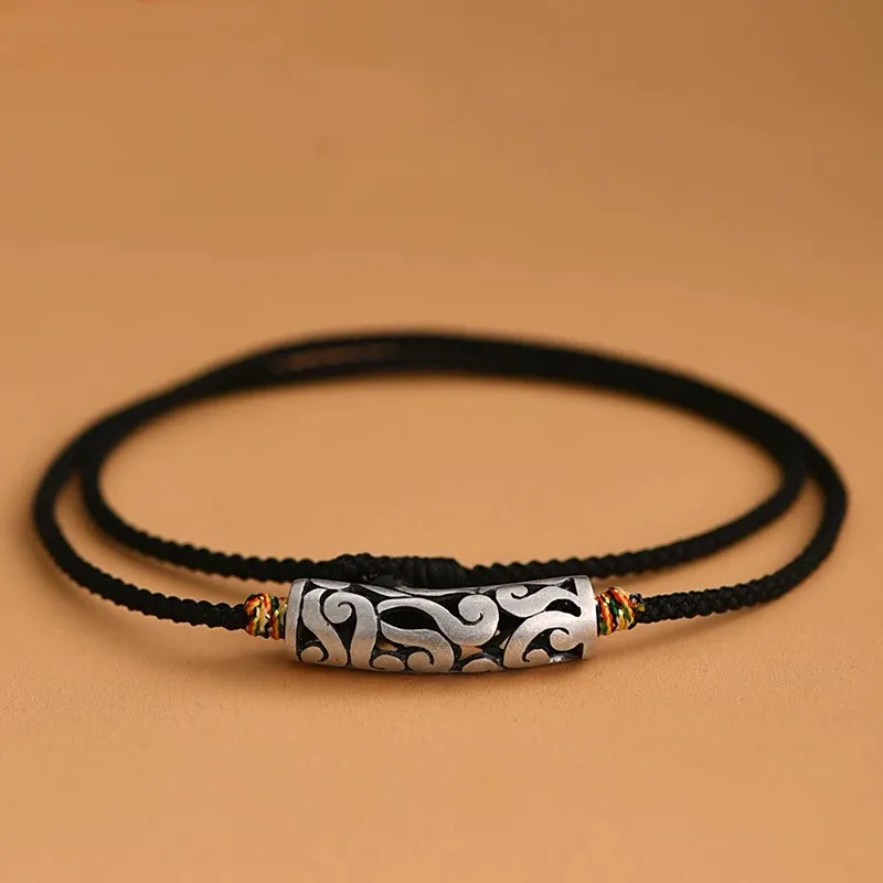 YINI 990 Sterling Silver Necklaces Unisex-1