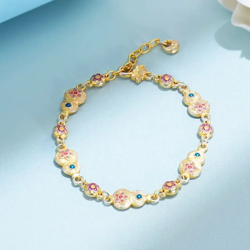 YINI Pure Silver 999.9 Bracelets Women's-3