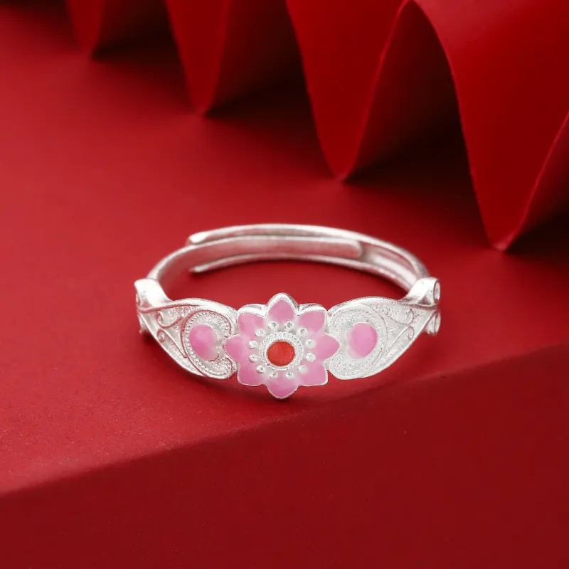 YINI 999 Fine Silver Rings Women's-11