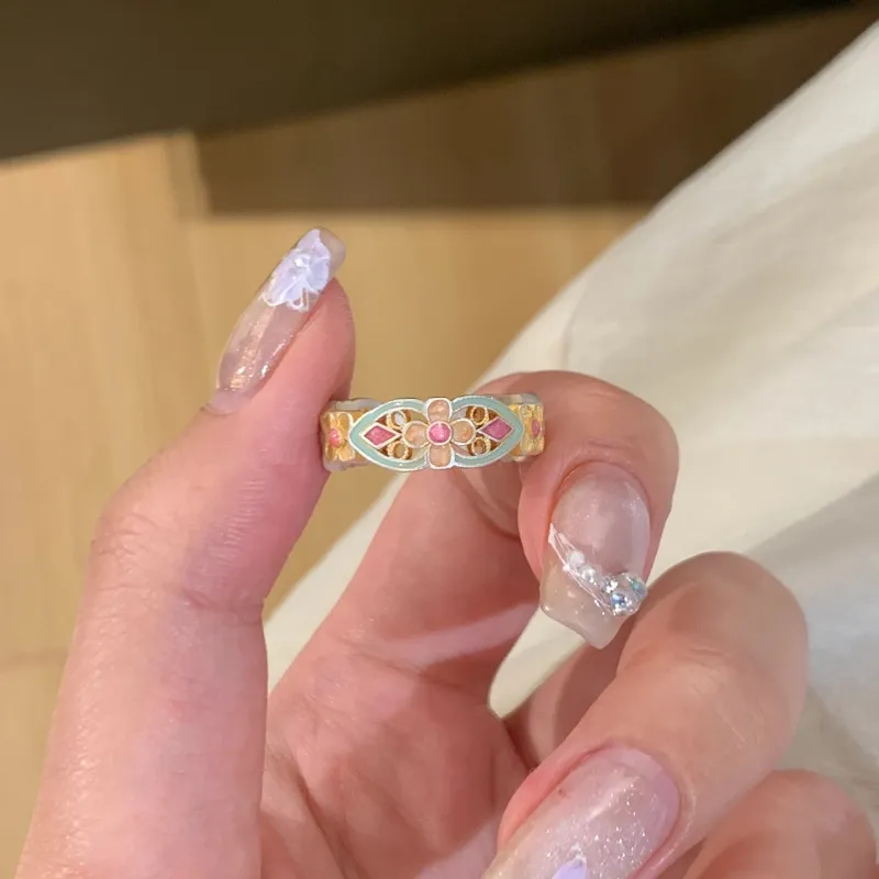 YINI Pure Silver 999.9 Rings Women's-3