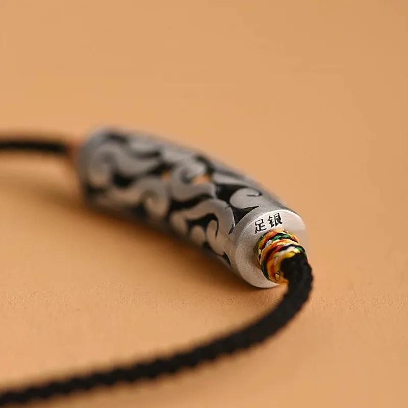 YINI 990 Sterling Silver Necklaces Unisex-2