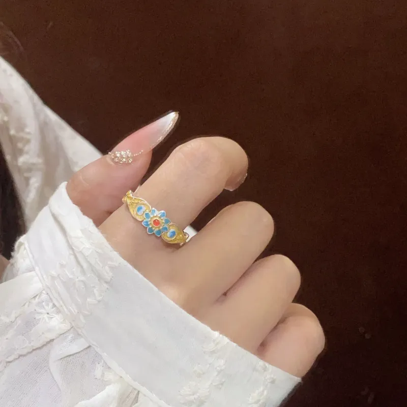 YINI 999 Fine Silver Rings Women's-6