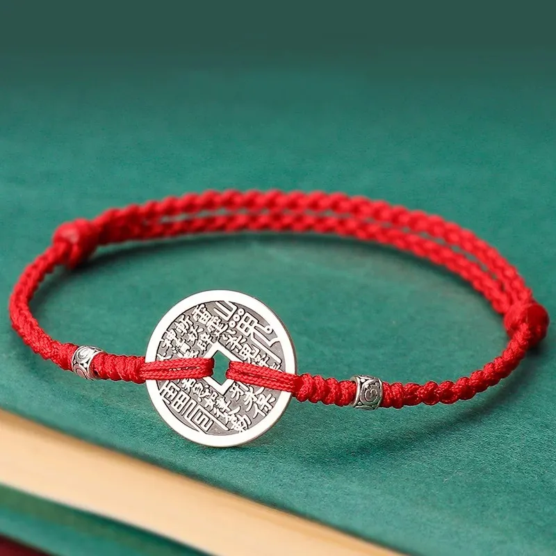 YINI S999 Fine Silver Pure Silver Bracelets Unisex-3