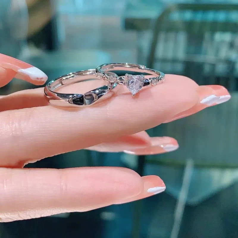 YINI 925 Sterling Silver Rings Unisex-1