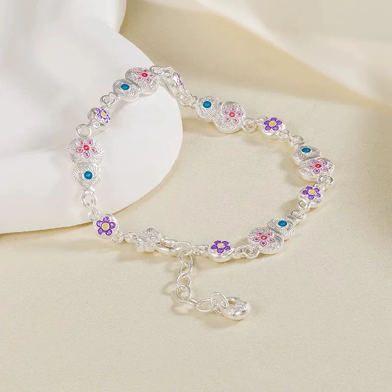 YINI Pure Silver 999.9 Bracelets Women's-8