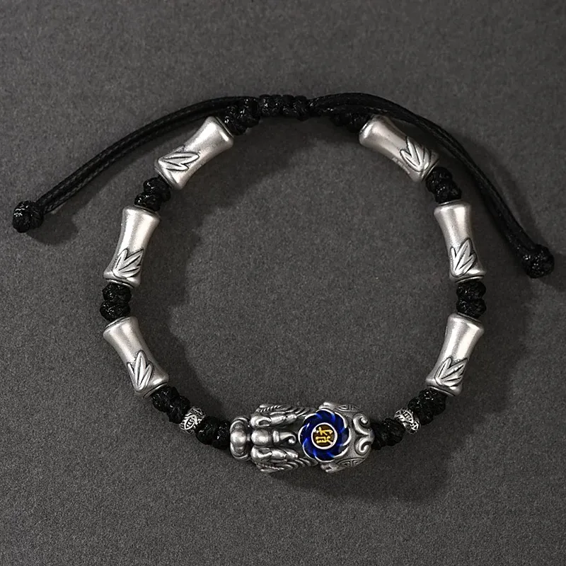 YINI 999 Fine Silver Bracelets Men's-4