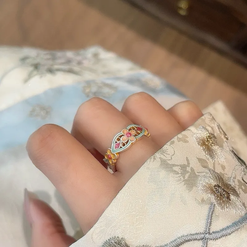 YINI Pure Silver 999.9 Rings Women's-1