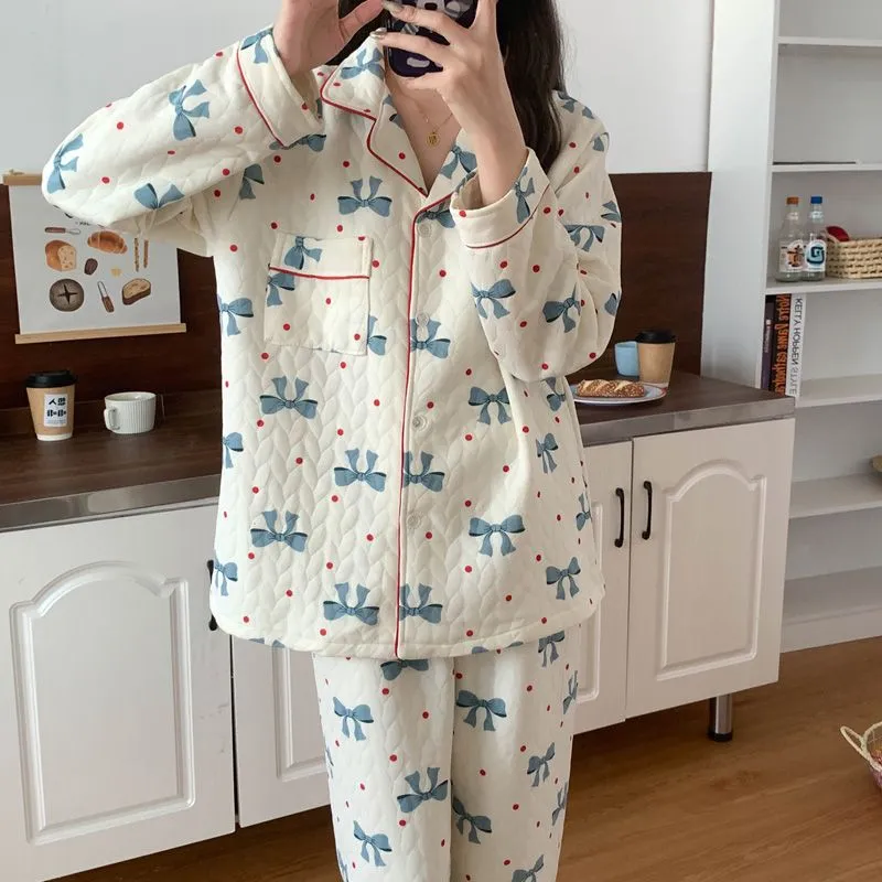 METE WHALE MT Pajama Set Women's Image Color-1