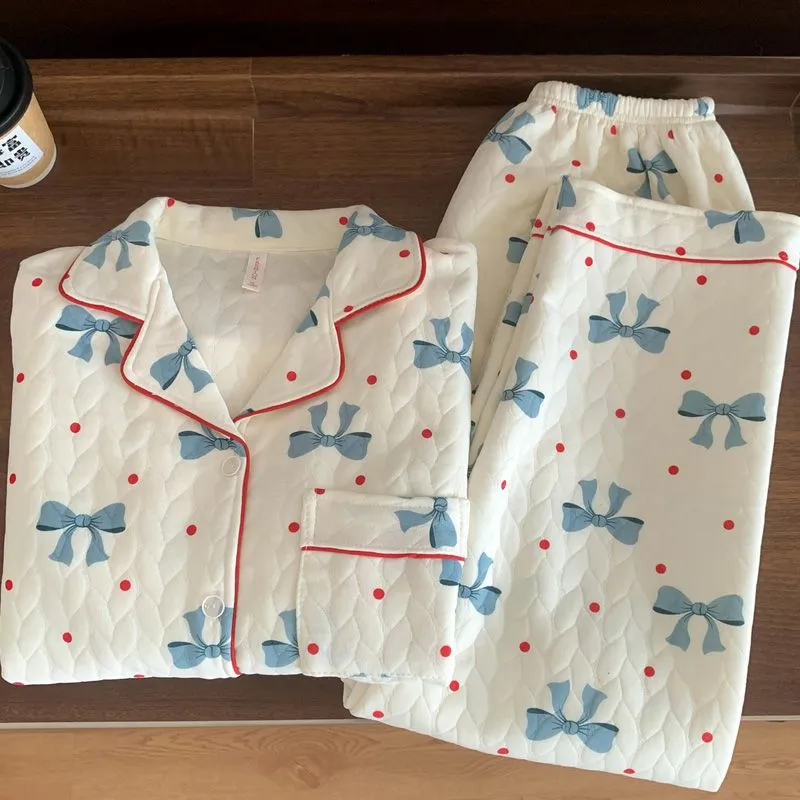 METE WHALE MT Pajama Set Women's Image Color-3