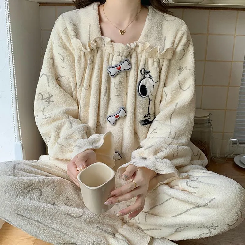 METE WHALE MT Pajama Set Women's Image Color-3