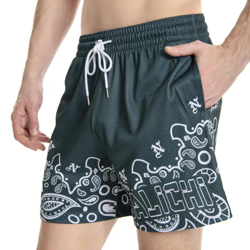 SALICHI Sports Shorts Unisex Green-4