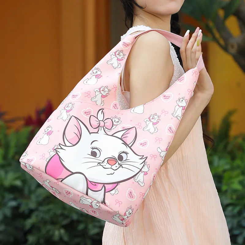 MESUCA Disney Collection Canvas Shoulder Bag Regular Women's Pink-1